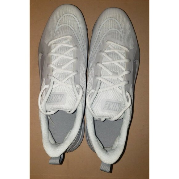 NIKE ALPHA HUARACHE 8 PRO TURF LACROSSE WHITE CZ6559-110 MEN SIZE 12 NWB No Top main image 13